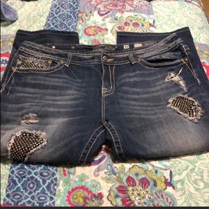 Miss Me studded capris